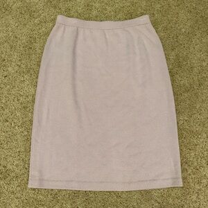 St John Collection Santana Knit Elastic Band Waist Pencil Skirt Size 8